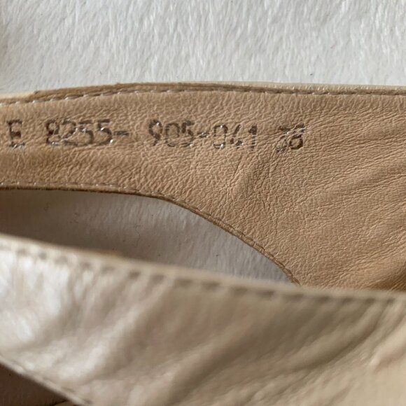 Renzoni Shoes Cream Buttersoft Leather Sandals So Comfy Italian Beige 8 - Picture 11 of 11